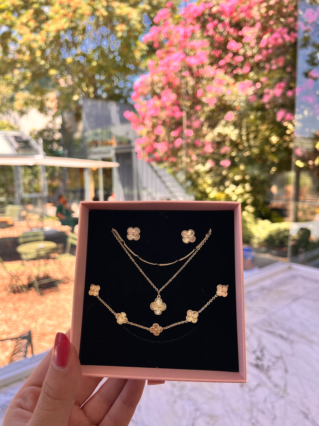 Tılsım Yonca Şans Takı Seti | Belvora Luxe