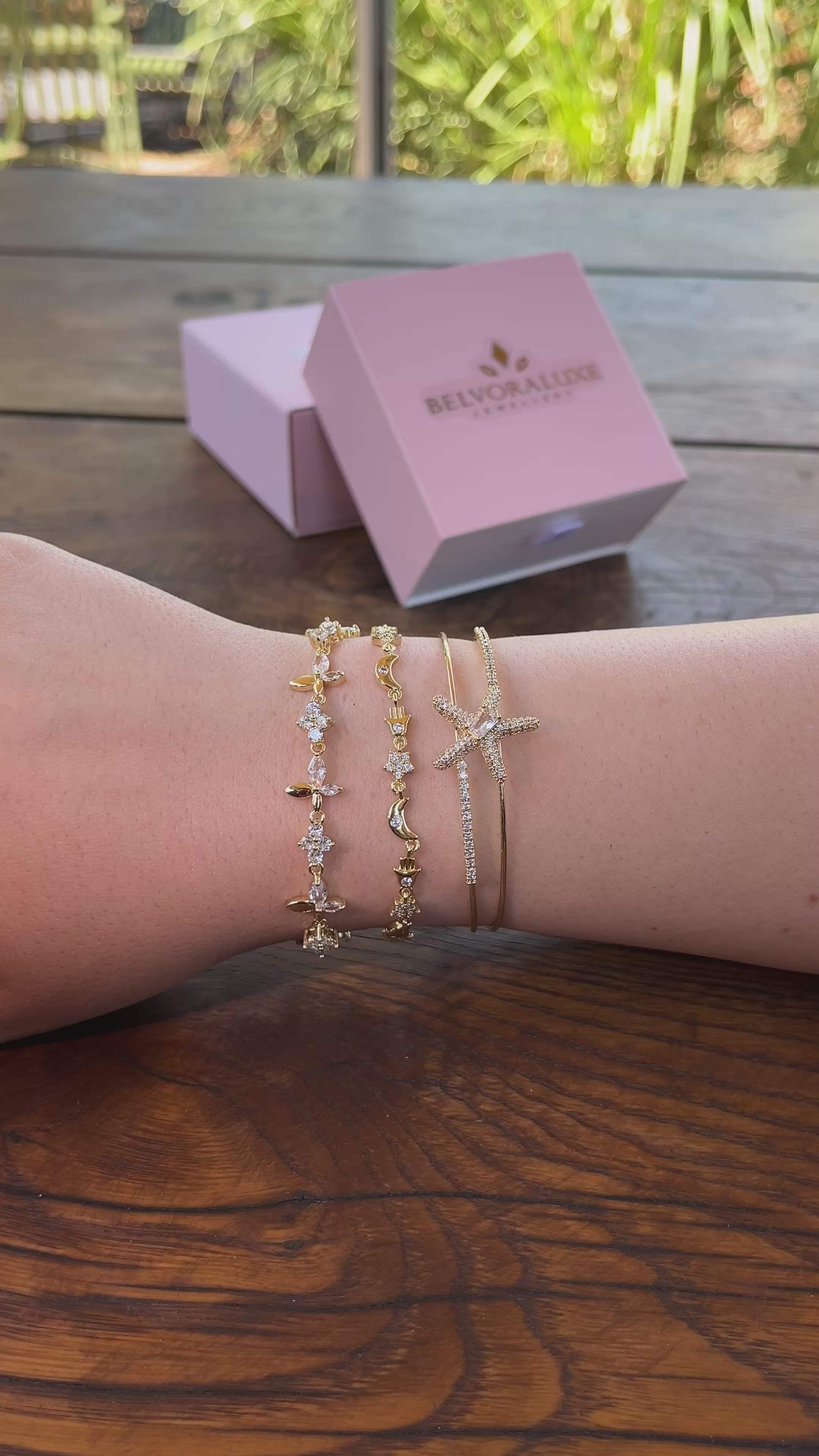 Manifest & Aura Üçlü Şans Bileklik Seti | Belvora Luxe